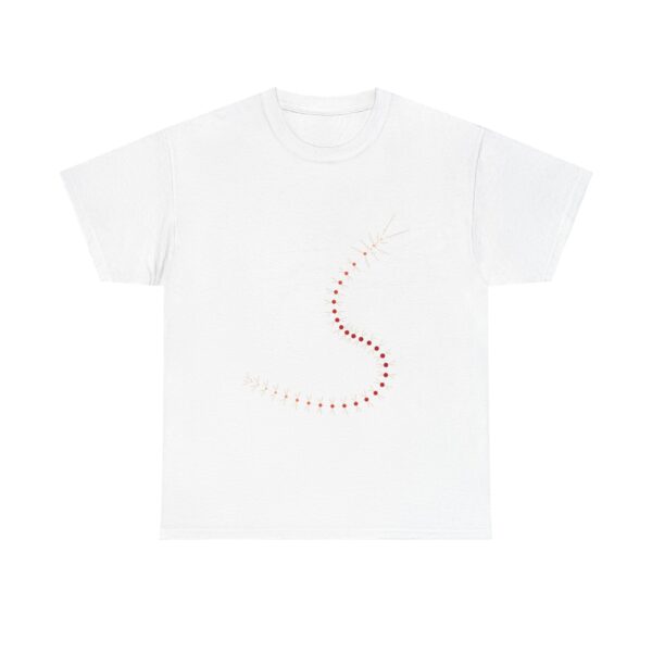 RemipediaNet T-Shirt: External Morphology of Remipedia Speleonectes Abstracted as Network (Unisex Heavy Cotton Tee) - Image 13