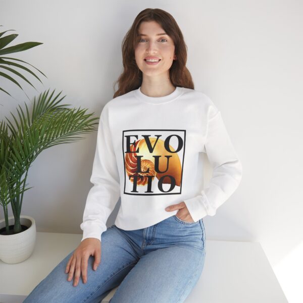 Evolutio Emblem Sweatshirt — Cozy Comfort Meets Life’s Unfolding (Official Logo) - Image 11