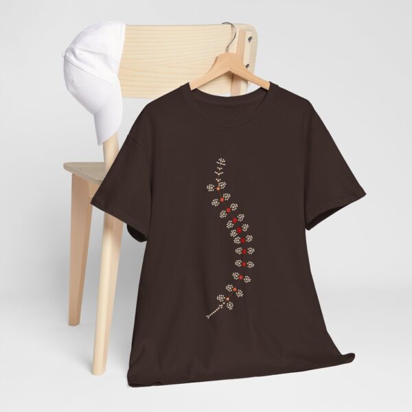 AnostracaNet T-Shirt: External Morphology of Fairy Shrimp Artemia Abstracted as Network (Unisex Heavy Cotton Tee) - Image 39