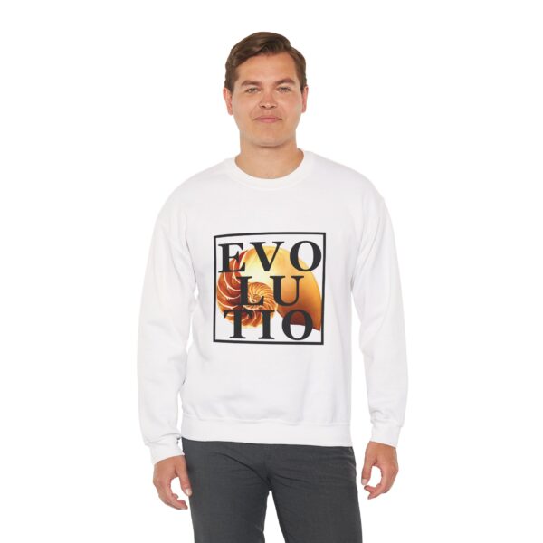 Evolutio Emblem Sweatshirt — Cozy Comfort Meets Life’s Unfolding (Official Logo) - Image 9