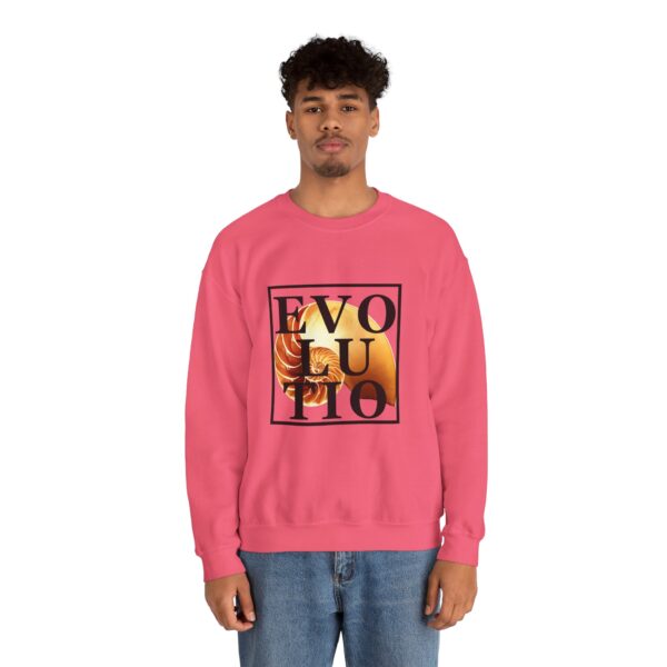 Evolutio Emblem Sweatshirt — Cozy Comfort Meets Life’s Unfolding (Official Logo) - Image 3