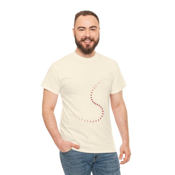 RemipediaNet T-Shirt: External Morphology of Remipedia Speleonectes Abstracted as Network (Unisex Heavy Cotton Tee) - Image 53
