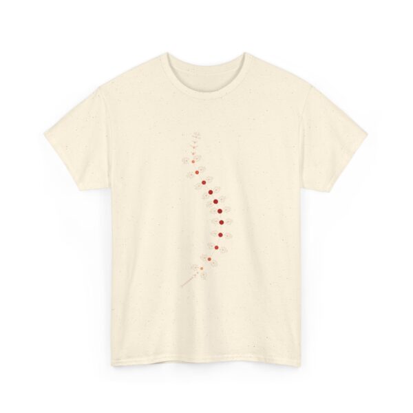 AnostracaNet T-Shirt: External Morphology of Fairy Shrimp Artemia Abstracted as Network (Unisex Heavy Cotton Tee) - Image 50