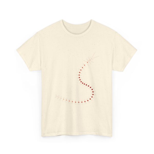 RemipediaNet T-Shirt: External Morphology of Remipedia Speleonectes Abstracted as Network (Unisex Heavy Cotton Tee) - Image 50