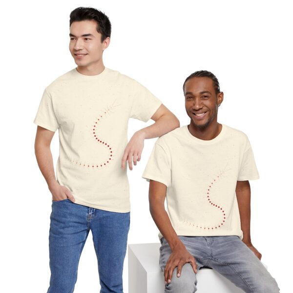 RemipediaNet T-Shirt: External Morphology of Remipedia Speleonectes Abstracted as Network (Unisex Heavy Cotton Tee) - Image 59