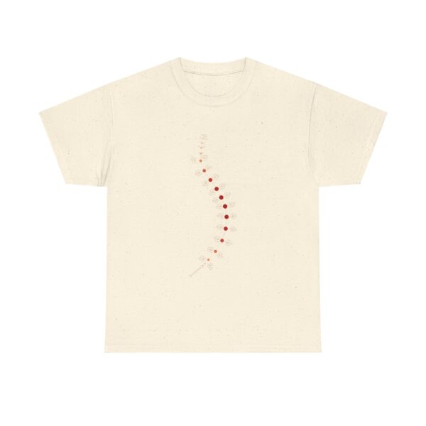 AnostracaNet T-Shirt: External Morphology of Fairy Shrimp Artemia Abstracted as Network (Unisex Heavy Cotton Tee) - Image 49