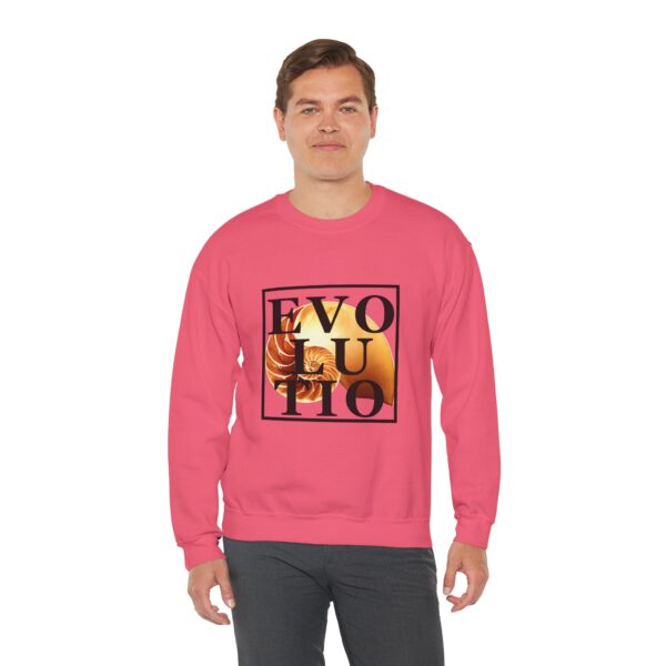 Evolutio Emblem Sweatshirt — Cozy Comfort Meets Life’s Unfolding (Official Logo) - Image 4