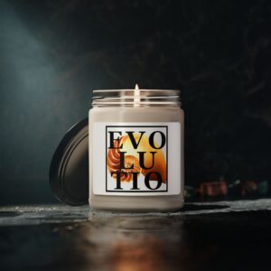 Scented Soy Candle, 9oz - EVOLUTIO: A Research Center for Evolution and Development (Official Logo)