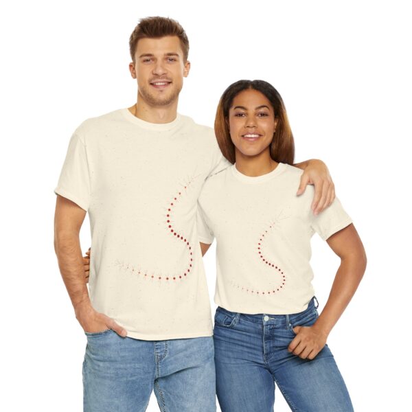 RemipediaNet T-Shirt: External Morphology of Remipedia Speleonectes Abstracted as Network (Unisex Heavy Cotton Tee) - Image 58