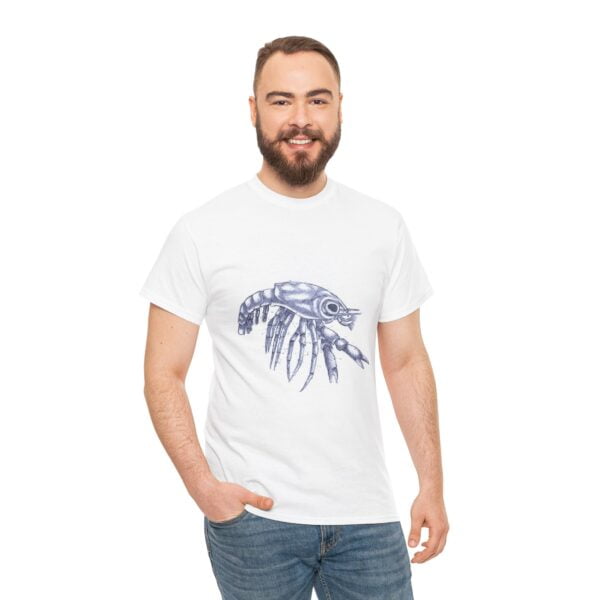 Unisex Heavy Cotton Tee - Megalopa: Developmental Stage of Crab - Image 14