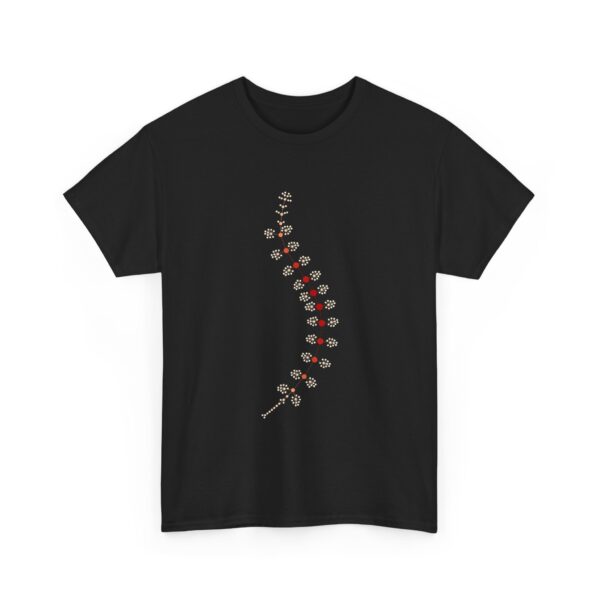 AnostracaNet T-Shirt: External Morphology of Fairy Shrimp Artemia Abstracted as Network (Unisex Heavy Cotton Tee) - Image 26