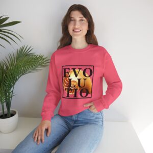 Evolutio Emblem Sweatshirt — Cozy Comfort Meets Life’s Unfolding (Official Logo)