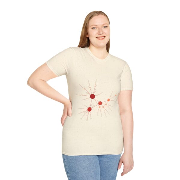 Unisex Softstyle T-Shirt - CrabNet: External Morphology of Crab Abstracted as Network - Image 5