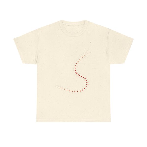RemipediaNet T-Shirt: External Morphology of Remipedia Speleonectes Abstracted as Network (Unisex Heavy Cotton Tee) - Image 49
