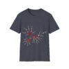 Unisex Softstyle T-Shirt - CrabNet: External Morphology of Crab Abstracted as Network - Image 37