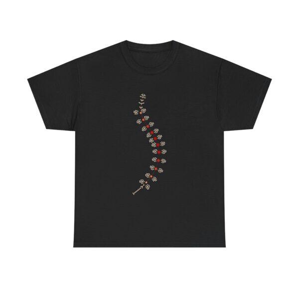 AnostracaNet T-Shirt: External Morphology of Fairy Shrimp Artemia Abstracted as Network (Unisex Heavy Cotton Tee) - Image 25