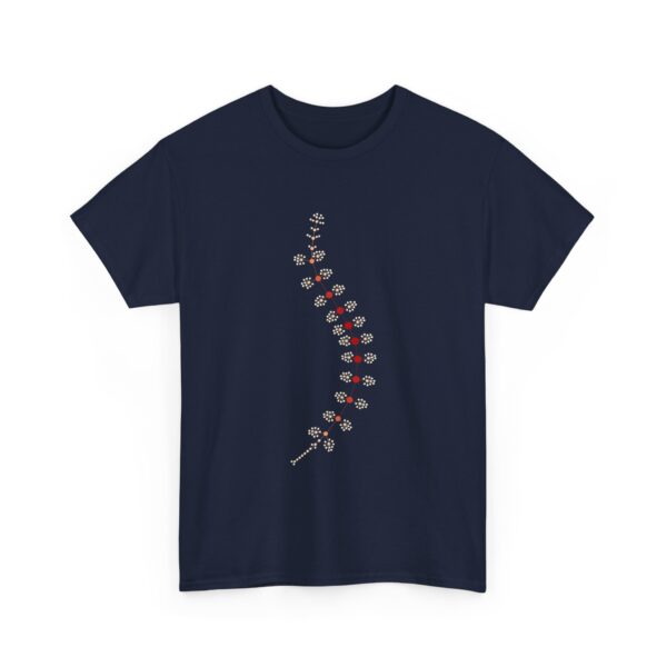 AnostracaNet T-Shirt: External Morphology of Fairy Shrimp Artemia Abstracted as Network (Unisex Heavy Cotton Tee) - Image 62