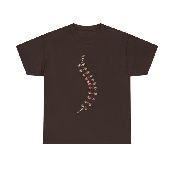 AnostracaNet T-Shirt: External Morphology of Fairy Shrimp Artemia Abstracted as Network (Unisex Heavy Cotton Tee) - Image 37