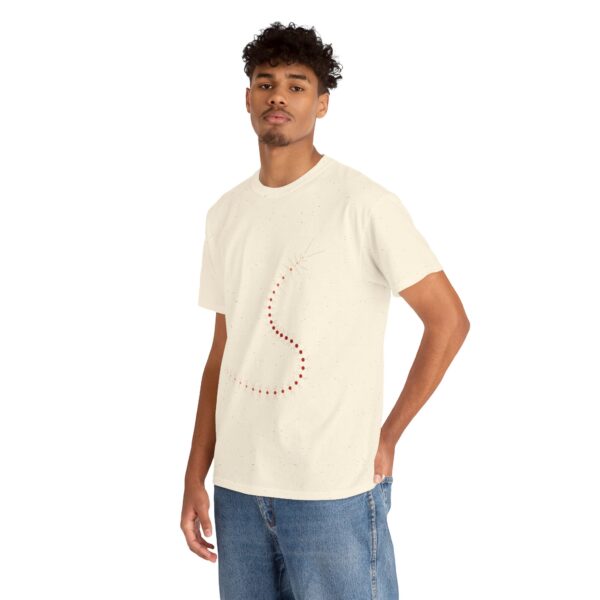 RemipediaNet T-Shirt: External Morphology of Remipedia Speleonectes Abstracted as Network (Unisex Heavy Cotton Tee) - Image 54